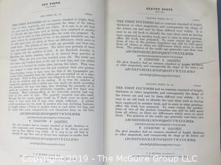 Trade Catalog: "Handbook of Printing Types: Specimens For Printers"; Bruce's New York Type Foundry; offered by V. B. Munson, successors to Geo. Bruce's and Sons; New York;   WILL SHIP