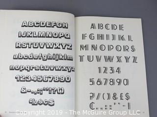 Book Title: "Modern Display Alphabets"; authored by Paul E. Kennedy; published by Dover, New York