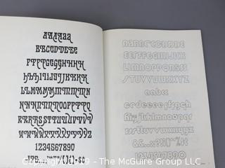 Book Title: "Modern Display Alphabets"; authored by Paul E. Kennedy; published by Dover, New York