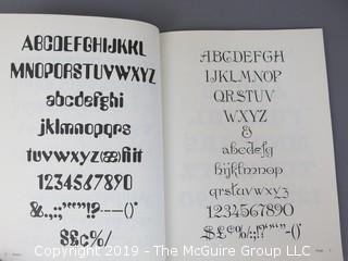 Book Title: "Modern Display Alphabets"; authored by Paul E. Kennedy; published by Dover, New York