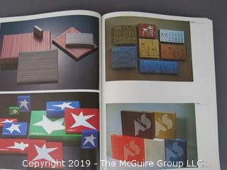 Book Title: "AIGA Graphic Design USA: 1 -The Annual of the American Institute of Graphic Arts"; authored by C. Ray Smith; designed by Miho; published by Watson-Giptill, New York;  1980