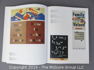 Book Title: "AIGA Graphic Design USA: 15 -The Annual of the American Institute of Graphic Arts"; published by Watson-Guptill, New York;  1994  WILL SHIP