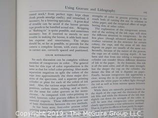 Book Title: The Technique of Advertising Production" authored by Thomas Blaine Stanley; published by Prentice-Hall, New York;  1940