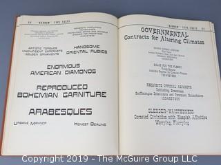 Book Title: "Handbook of Early Advertising Art"; authored by Clarence P. Hornung; 3rd Edition; 1956; published by Dover  WILL SHIP