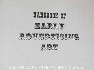 Book Title: "Handbook of Early Advertising Art"; authored by Clarence P. Hornung; 3rd Edition; 1956; published by Dover  WILL SHIP