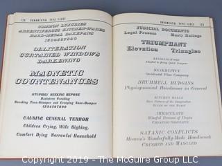 Book Title: "Handbook of Early Advertising Art"; authored by Clarence P. Hornung; 3rd Edition; 1956; published by Dover  WILL SHIP