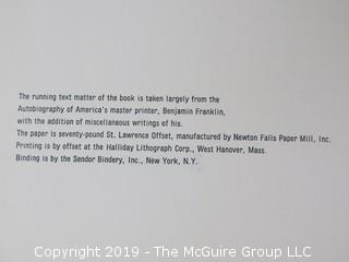 Book Title: "Vol. I and II; Graphic Arts Typebooks (serif faces, sans serifs, square serifs and misc. faces); the specimen book of Graphics Arts Typographers, Inc., New York; 1965 