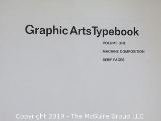 Book Title: "Vol. I and II; Graphic Arts Typebooks (serif faces, sans serifs, square serifs and misc. faces); the specimen book of Graphics Arts Typographers, Inc., New York; 1965 