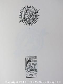 Book Title: "Graphics Logo 1: The International Survey of Logo Design"; creative director and publisher B. Martin Pedersen; printed by Graphics Press Corp. of Switzerland; 1991