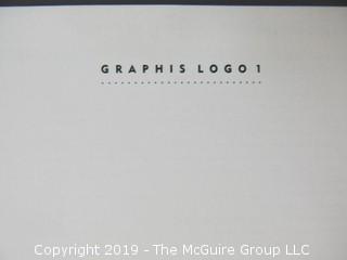 Book Title: "Graphics Logo 1: The International Survey of Logo Design"; creative director and publisher B. Martin Pedersen; printed by Graphics Press Corp. of Switzerland; 1991