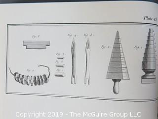 Book Title: "A Diderot Pictorial Encyclopedia of Trades and Industry: Vol. I"; authored by Denis Diderot;  published by Dover; 1959