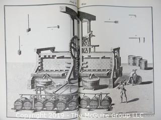 Book Title: "A Diderot Pictorial Encyclopedia of Trades and Industry: Vol. I"; authored by Denis Diderot;  published by Dover; 1959