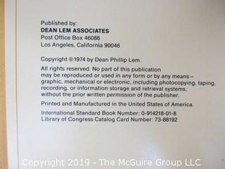 Book Title: "Graphics Master: A Workbook of Planning Aids, Reference Guides and Graphic Tools for the Design, Estimating, Preparation and Production of Printing and Print Advertising"; authored by Dean Phillip Lem; published by Dean Lem Associates; 1974