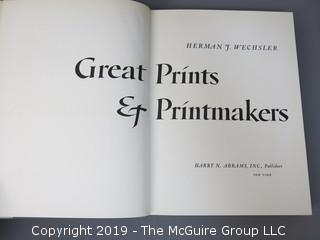 Book Title: "Great Prints and Printmakers"; authored by Herman J. Wechsler; published by Harry N. Abrams, New York; 1967  WILL SHIP