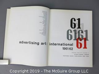 Book Title: "Advertising Art: International; 1961-62; Compiled by the Editors of Studio Books, London; published by Hastings House, New York; 1961