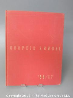 Book Title: "Graphis Annual: 1956-57; International Advertising Art; edited by Amstutz and Herdeg; published by Graphis Press; distributed in USA by Hastings House; 1956