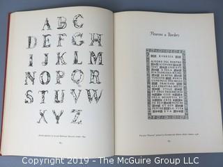 Book Title: "Alphabets and Ornaments", authored by Ernst Lehner; published by The World Publishing Company; First Edition; 1952 WILL SHIP