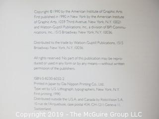 Book Title: "Graphic Design USA: 11;  American Institute of Graphic Arts; published by Watson-Guptill; New York; 1990