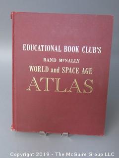 Book Title: "Rand McNally World and Space Age Atlas; published by the Educational Book Club; 1962