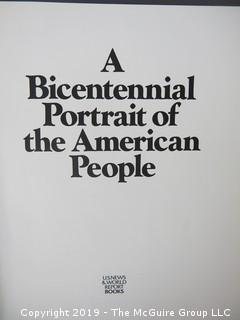 Book Title: "A Bicentennial Portrait of The American People"; published by U.S. News and World Report; Washington DC; 1975