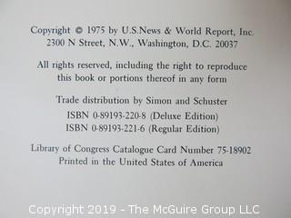 Book Title: "A Bicentennial Portrait of The American People"; published by U.S. News and World Report; Washington DC; 1975