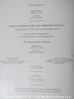 Book Title: "300 Years of American Painting"; authored by Alexander Eliot; Time Magazine; 1957