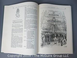 Book Title: "The First Night: Gilbert and Sullivan"; containing complete librettos of the fourteen operas, exactly as presented at their premiere performances; together with facsimiles of the First Night Programmes; published by The Heritage Press, New York; 1958 