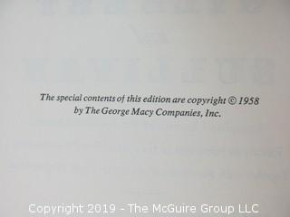 Book Title: "The First Night: Gilbert and Sullivan"; containing complete librettos of the fourteen operas, exactly as presented at their premiere performances; together with facsimiles of the First Night Programmes; published by The Heritage Press, New York; 1958 