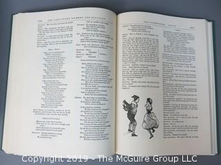 Book Title: "The First Night: Gilbert and Sullivan"; containing complete librettos of the fourteen operas, exactly as presented at their premiere performances; together with facsimiles of the First Night Programmes; published by The Heritage Press, New York; 1958 