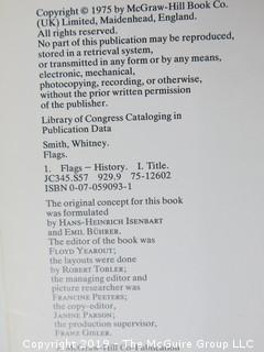 Book Title: "Flags Through the Ages and Across the World"; authored by Whitney Smith; published by McGraw Hill, England; 1975