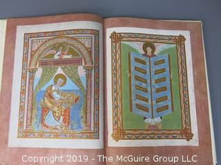 Book Title: "The Golden Gospels of Echternach: Plates in Color and Monochrome; published by Frederick A. Praeger; New York; 1957