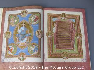 Book Title: "The Golden Gospels of Echternach: Plates in Color and Monochrome; published by Frederick A. Praeger; New York; 1957