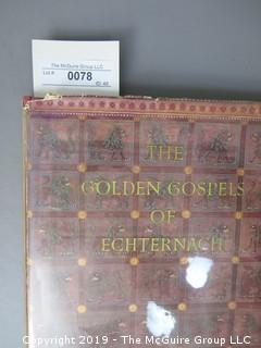 Book Title: "The Golden Gospels of Echternach: Plates in Color and Monochrome; published by Frederick A. Praeger; New York; 1957