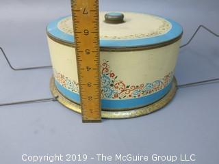 Vintage Cake Tin Carrier