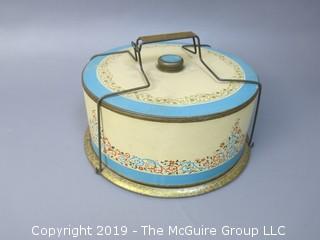 Vintage Cake Tin Carrier