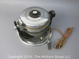 Twin-O-Matic Electric Waffle Maker; designed by Karl Ratliff; 1937; by Manning Bowman and Co. 