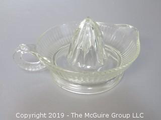 Clear Glass Juicer/Reamer