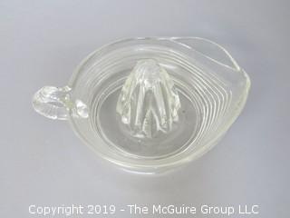 Clear Glass Juicer/Reamer