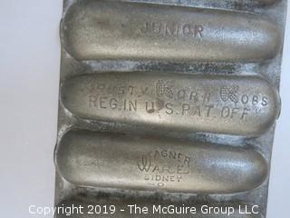 Cast Iron Junior WagnerWare Corn Baking Mold