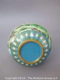 Bulbous Form Cloisonne Vase 