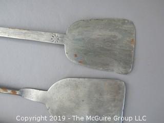 (2) Hand Forged Spatulas