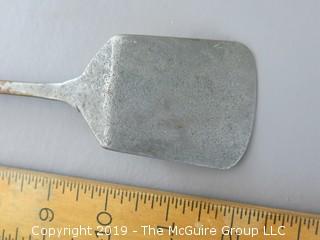 Rare hand forged meat fork/spatula