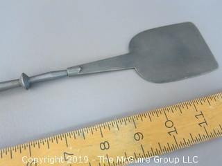 Hand Wrought Iron Spatula with design accents 