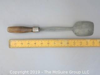 Wood Forged Iron Spatula with Wood Handle