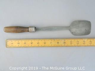 Wood Forged Iron Spatula with Wood Handle