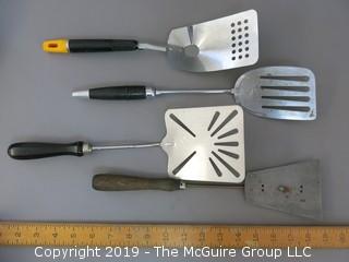 (4) Slotted Spatulas