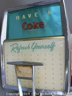 1958 Coca-Cola Soda Fountain Machine; appears mostly intact, includes original carbonator that powers up