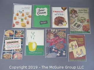 Curated Collection of Food Manufacturer Recipe Pamphlets, etc. 