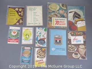 Curated Collection of Food Manufacturer Recipe Pamphlets, etc. 