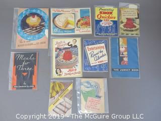 Curated Collection of Food Manufacturer Recipe Pamphlets, etc. 